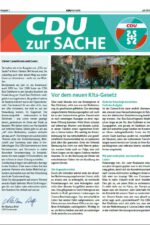 CDU zur Sache – 1. Ausgabe – Juni 2020